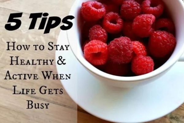 Stay Healthy In A Busy Lifestyle